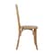 Flash Furniture Brooklyn Commercial Grade Pecan Solid Wood Stackable Dining Chair with Intricate Back Detail ZH-8100-5-PEC-GG - alternate 7